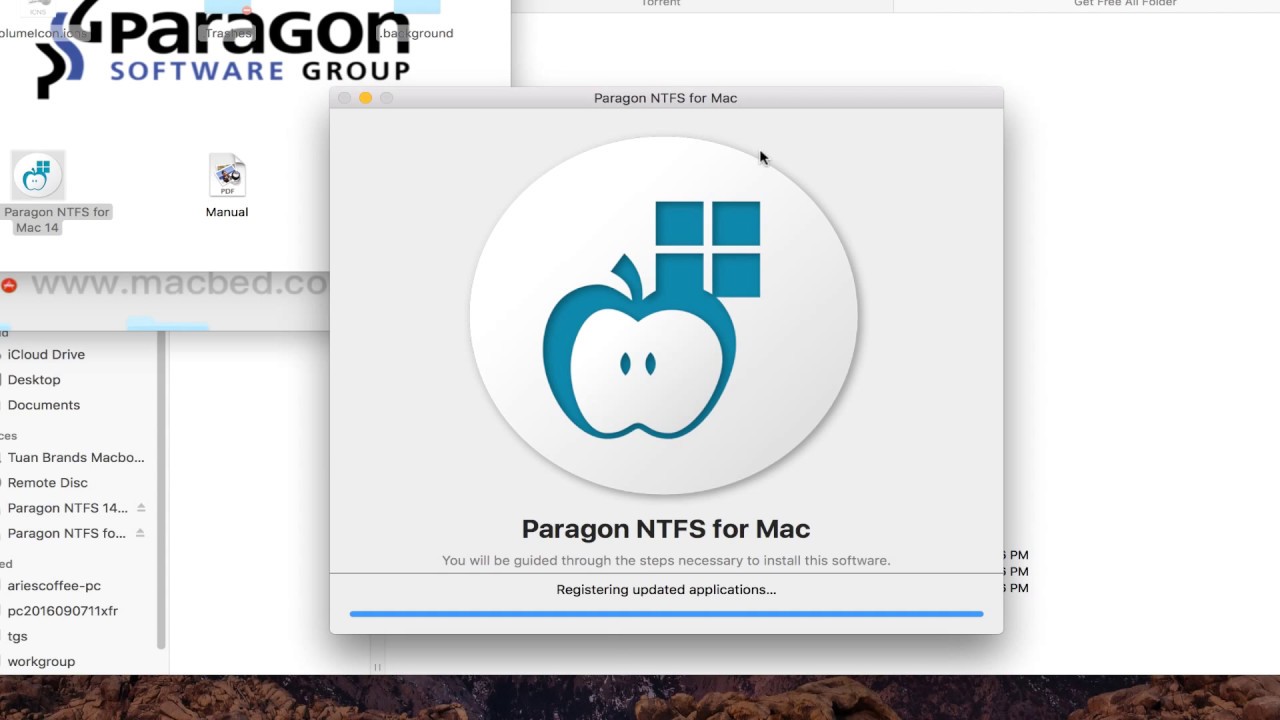 use ntfs paragon for mac